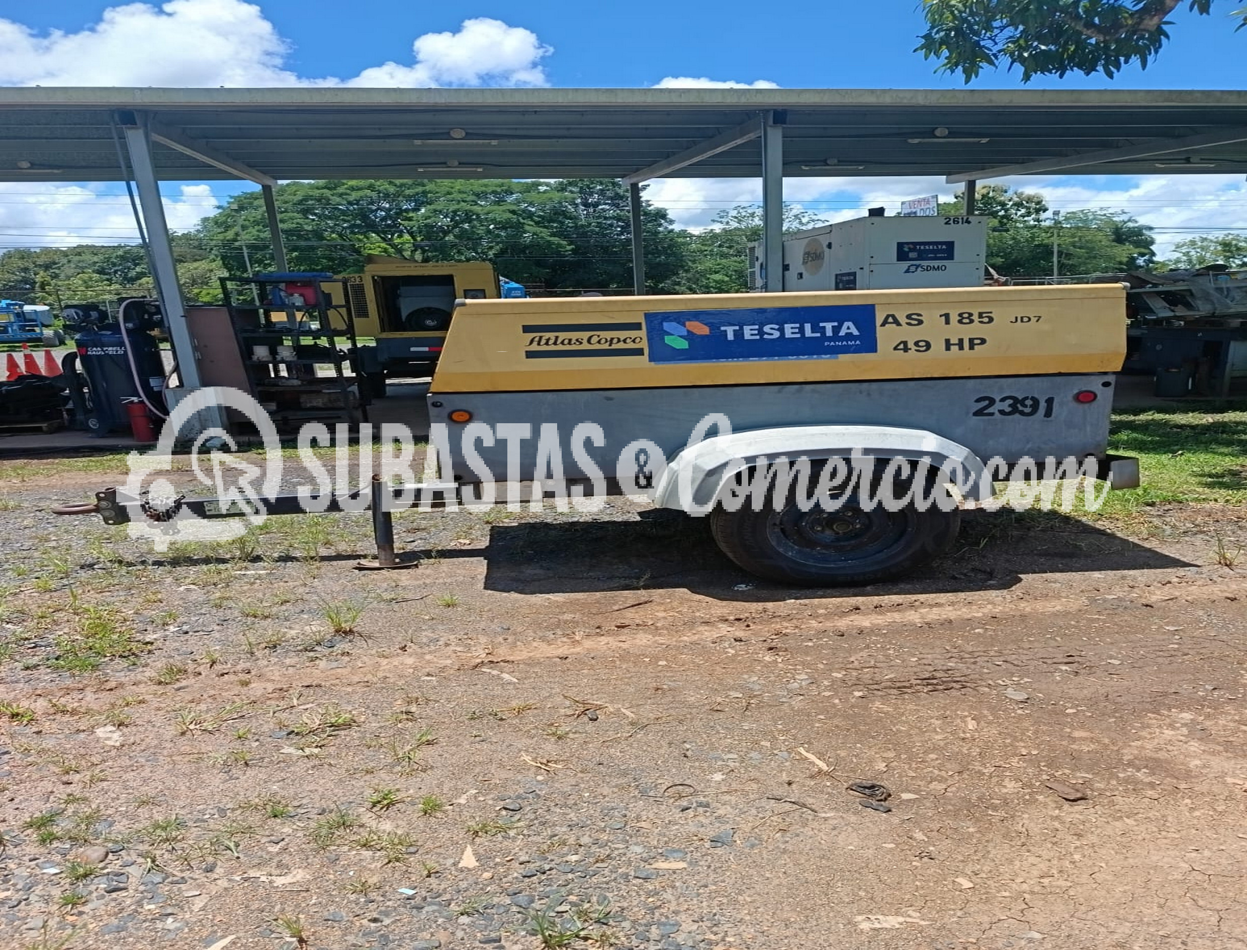 Compresor Atlas Copco XAS 185 2014 -185 CFM Cant. 1